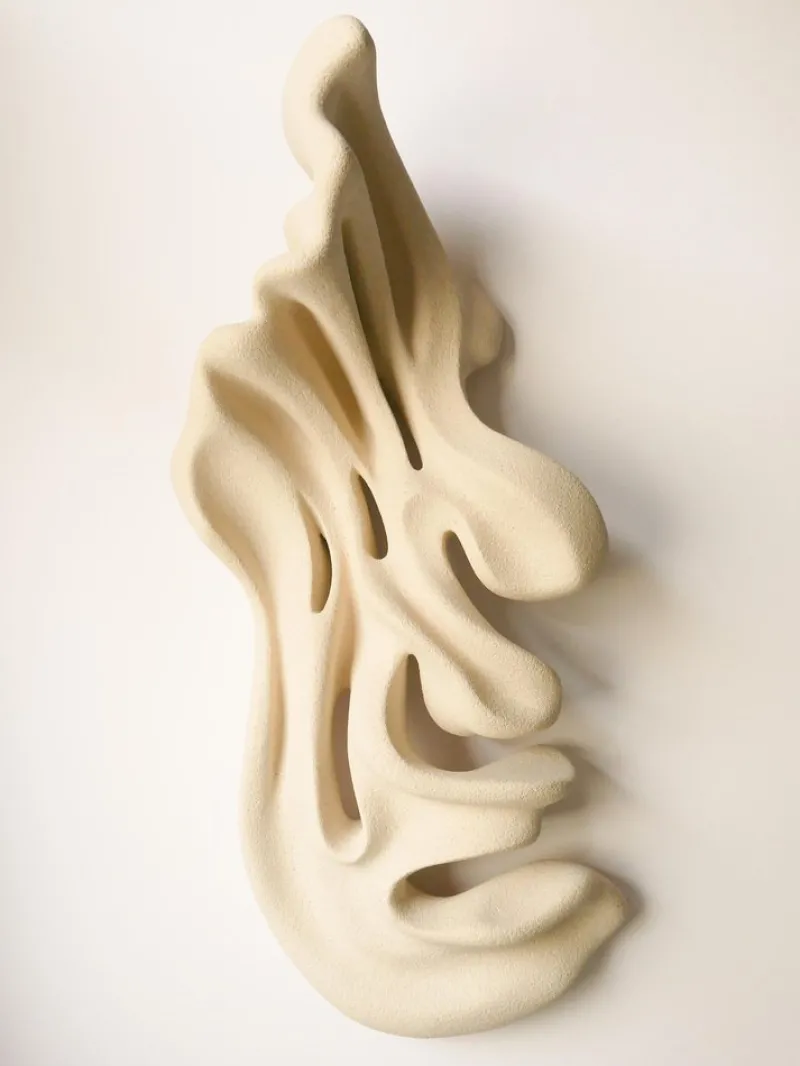 Pamono Ceramic Tides of Serenity Sculpture in Stoneware Clay by Aleksandra Krasnopolska> Sculpture