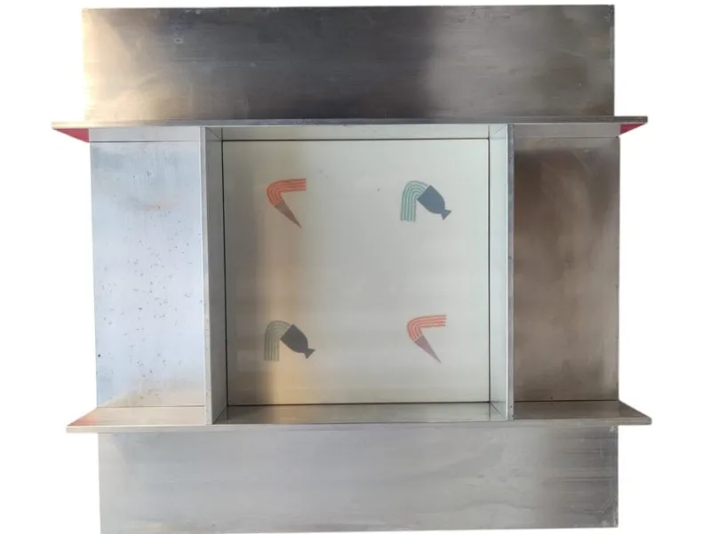 Pamono Ceramic Tile Water and Fire Design by Gio Ponti for Gabbianelli, 1989> Architectural Elements