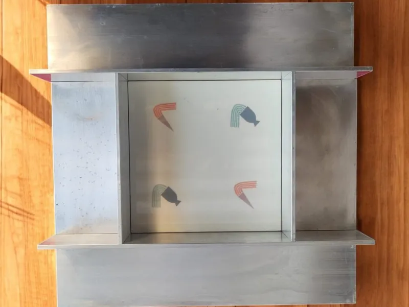 Pamono Ceramic Tile Water and Fire Design by Gio Ponti for Gabbianelli, 1989> Architectural Elements