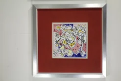 Best Pamono Ceramic Tiles by Salvador Dalì, Spain, 1954, Set of 2