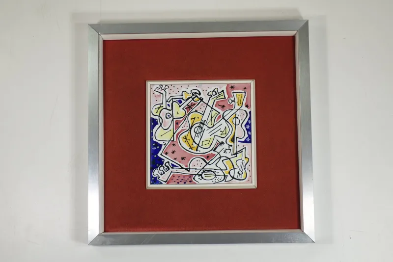 Best Pamono Ceramic Tiles by Salvador Dalì, Spain, 1954, Set of 2