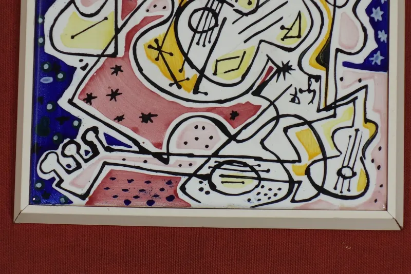 Best Pamono Ceramic Tiles by Salvador Dalì, Spain, 1954, Set of 2