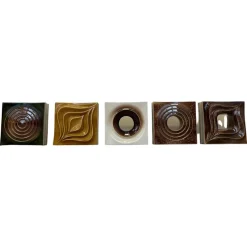 Online Pamono Ceramic Tiles, Czechoslovakia, 1960s, Set of 23