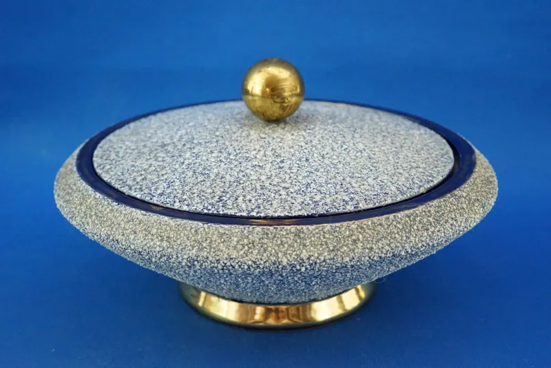 Outlet Pamono Ceramic Vase Box from Batignani, 1920s