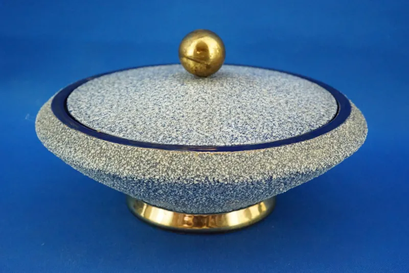 Outlet Pamono Ceramic Vase Box from Batignani, 1920s