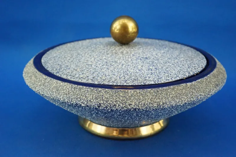 Outlet Pamono Ceramic Vase Box from Batignani, 1920s