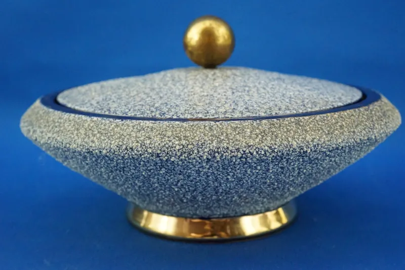 Outlet Pamono Ceramic Vase Box from Batignani, 1920s