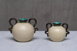 Sale Pamono Ceramic Vases by Eva Jancke Björk for Bo Fajans, Sweden, 1930s, Set of 2