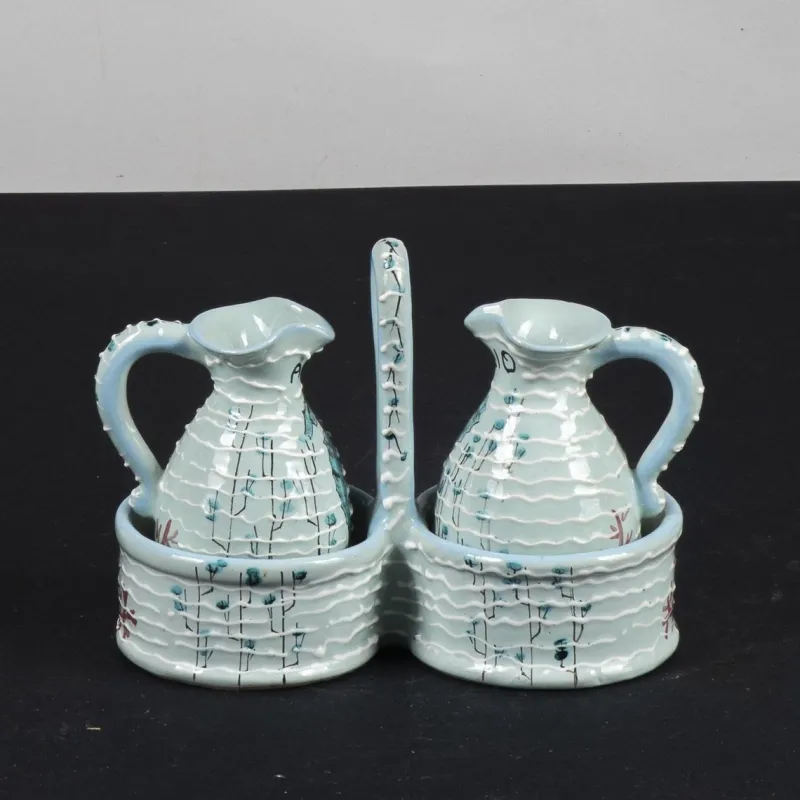 Clearance Pamono Ceramic Vinegar Oil Set by Capri, Set of 2