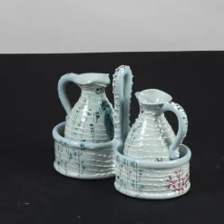 Clearance Pamono Ceramic Vinegar Oil Set by Capri, Set of 2