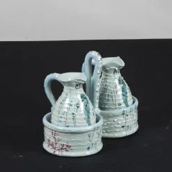 Clearance Pamono Ceramic Vinegar Oil Set by Capri, Set of 2