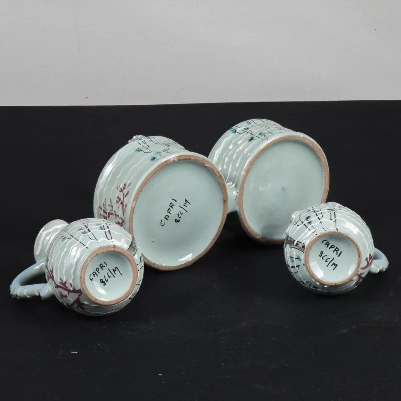 Clearance Pamono Ceramic Vinegar Oil Set by Capri, Set of 2