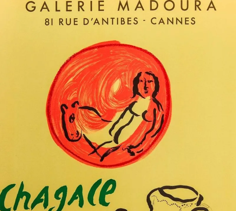 Pamono Ceramics Lithographic Poster after Marc Chagall from Mourlot> Posters|Wall Decor