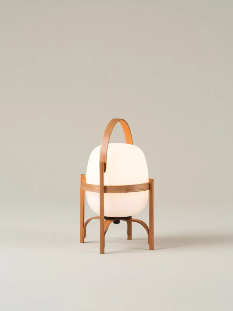 Best Pamono Cestita Batería Table Lamp by Miguel Milá
