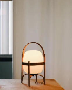 Best Pamono Cestita Batería Table Lamp by Miguel Milá
