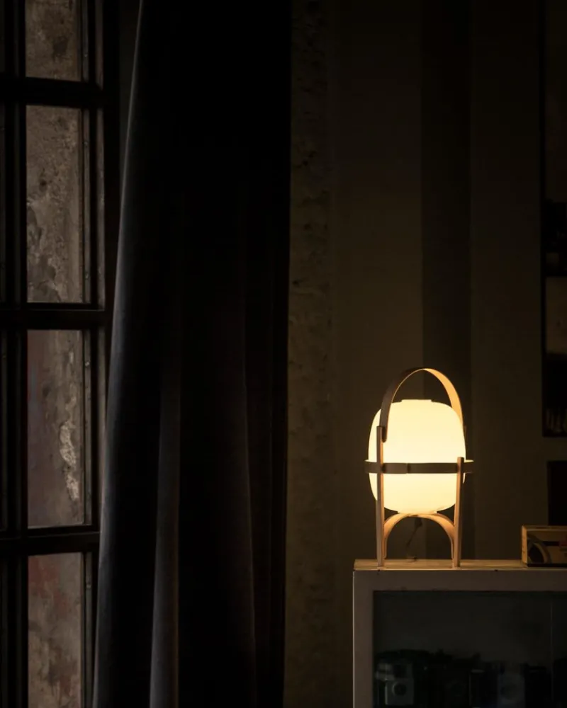 Pamono Cestita Table Lamp by Miguel Milá