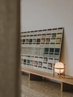 Pamono Cestita Table Lamp by Miguel Milá