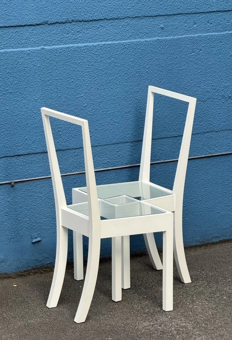 Online Pamono Chair Sculpture Interlocking Chair A by Langlands & Bell, England, 1989