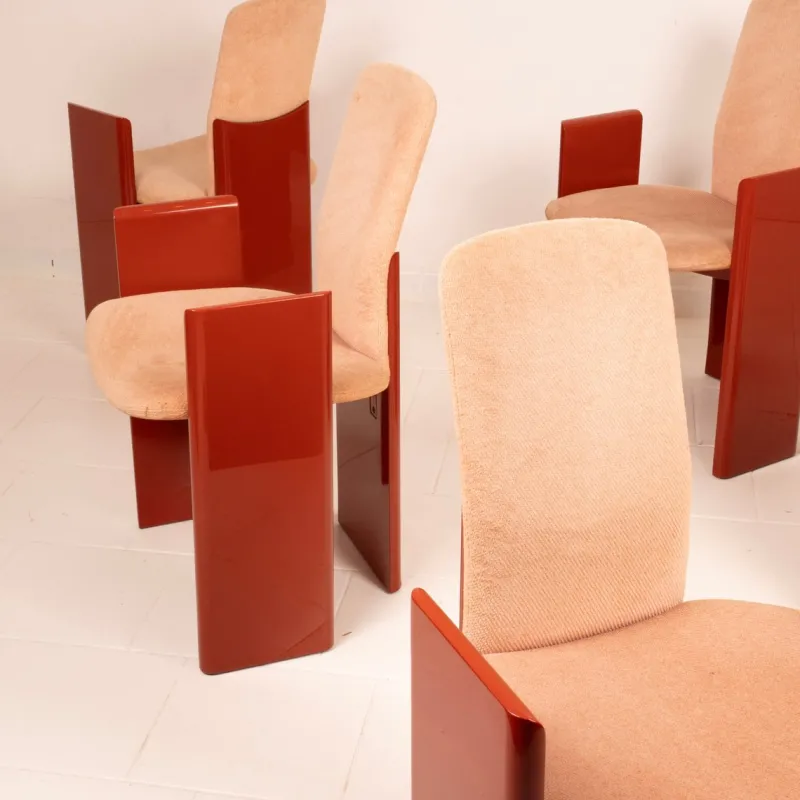 Sale Pamono Chairs by Kinu di Motomi Kawakami for Arflex 1983, Set of 6