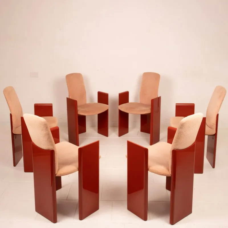 Sale Pamono Chairs by Kinu di Motomi Kawakami for Arflex 1983, Set of 6