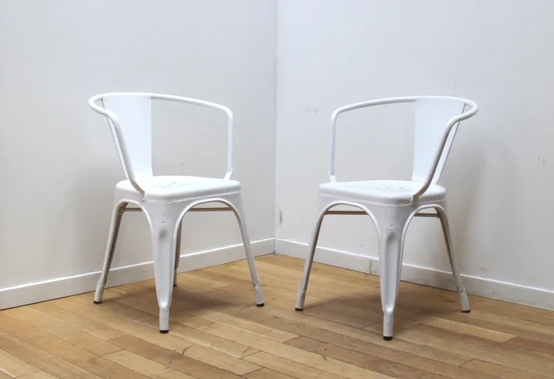 Pamono Chairs from Tolix, 2010s, Set of 2> Garden Seating