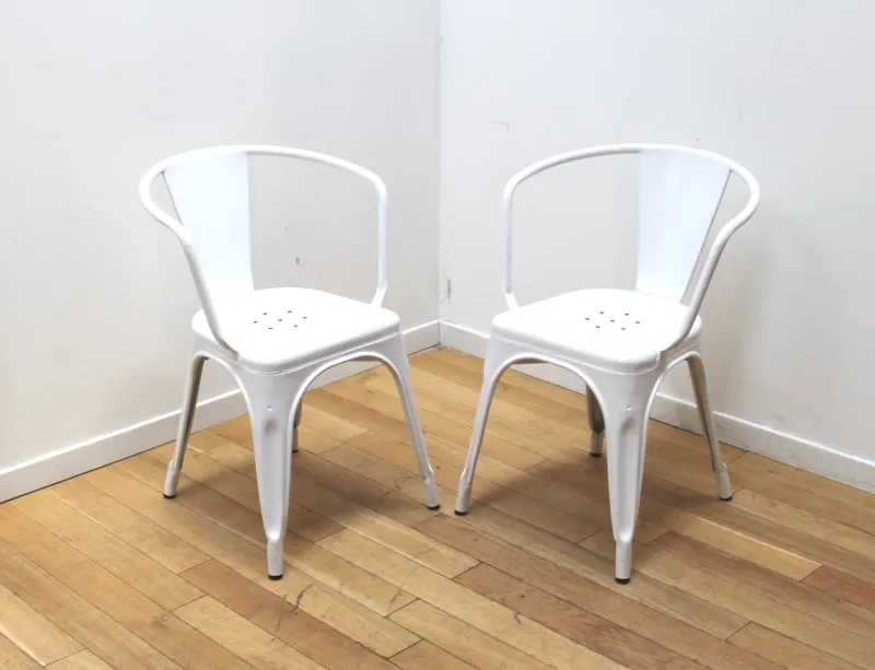 Pamono Chairs from Tolix, 2010s, Set of 2> Garden Seating