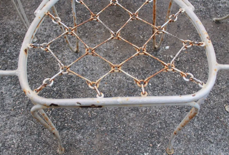 Pamono Chairs Garden Lio Carminati / Bridges to Home & Garden, Italy, in 1950, Set of 4 From Casa E Giardino> Garden Seating