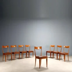 Pamono Chairs, 1950s-1960s, Set of 8> Shelves & Wall Units