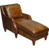 Best Pamono Chaise Lounge in Hand Dyed Leather