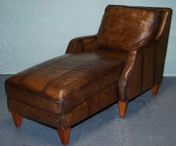 Best Pamono Chaise Lounge in Hand Dyed Leather