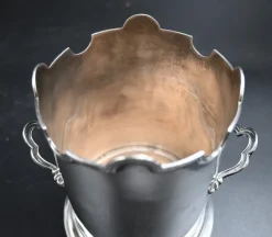 Pamono Champagne Bucket in Sterling Silver from James Dixon & Sons, 1890s><noscript><img width=