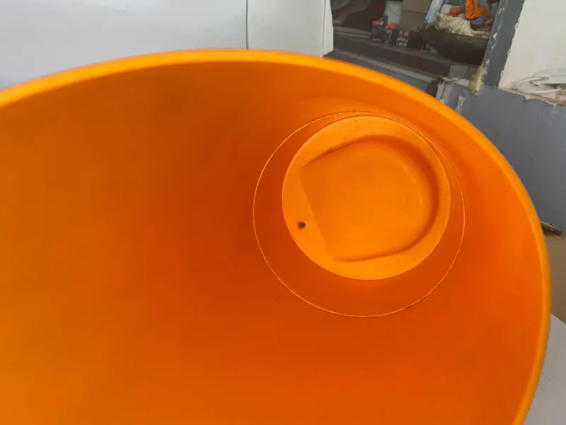 Pamono Champagne Bucket Veuve Clicquot in Plastic Orange, France, 20th Century> Ice Buckets & Wine Coolers