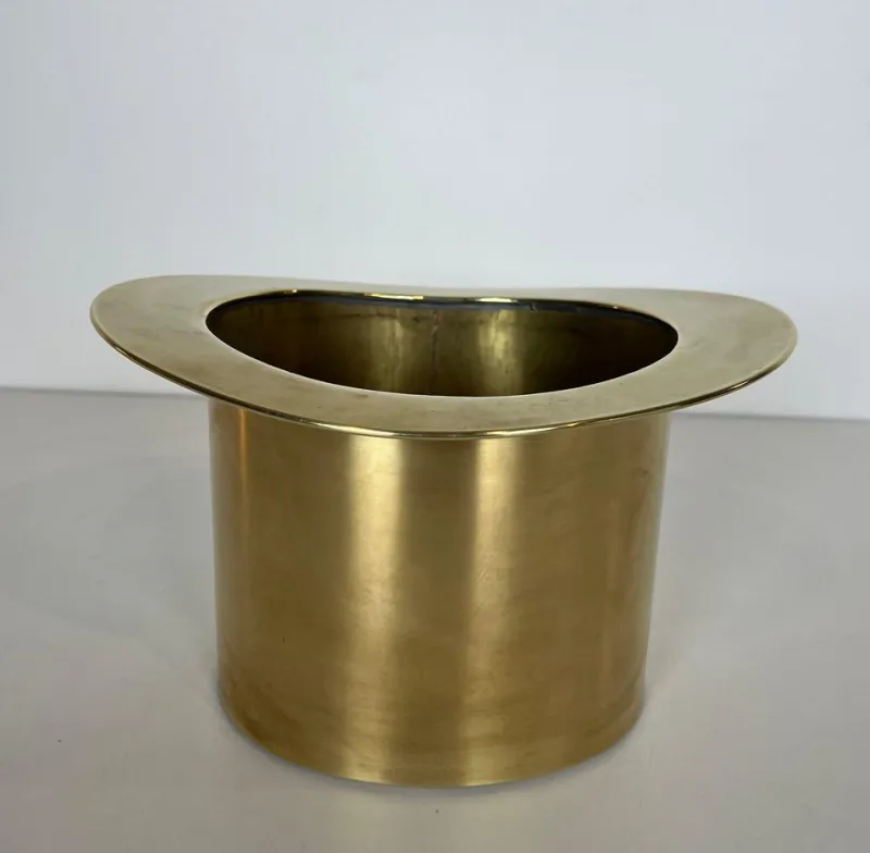 Pamono Champagne Cooler Featuring a Brass Top Hat> Ice Buckets & Wine Coolers