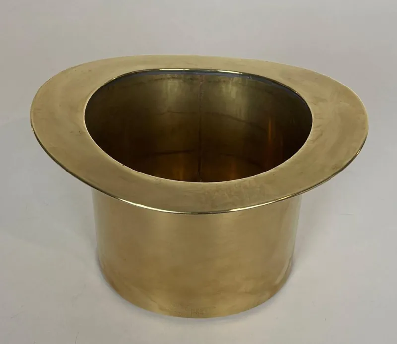 Pamono Champagne Cooler Featuring a Brass Top Hat> Ice Buckets & Wine Coolers