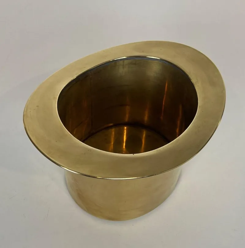 Pamono Champagne Cooler Featuring a Brass Top Hat> Ice Buckets & Wine Coolers