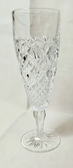 Hot Pamono Champagne Flutes in Bohemian Crystal, Set of 6