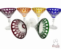 Outlet Pamono Champagne Glasses in Baccarat Crystal by Klein for Baccarat, 2000s, Set of 6