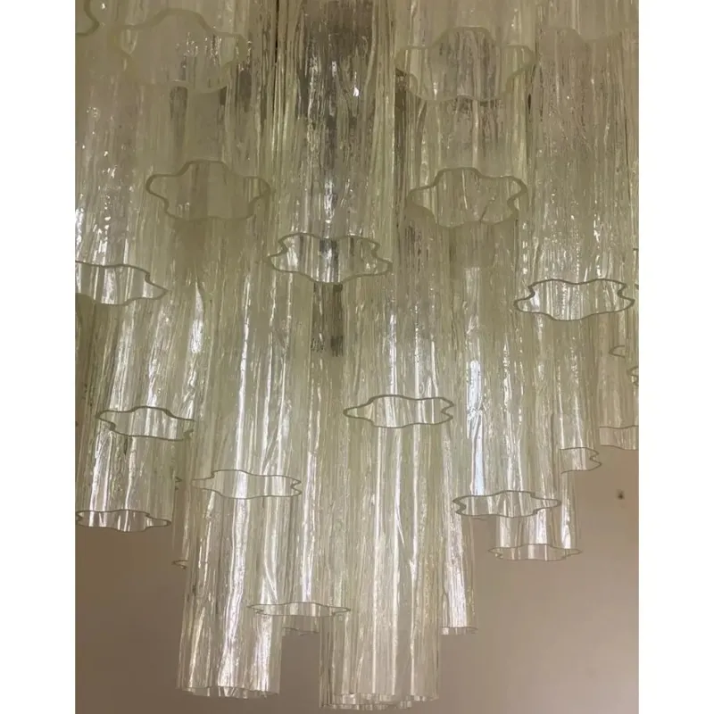 Pamono Champagne Tronchi Murano Glass Chandelier by Simoeng> Ceiling Lights