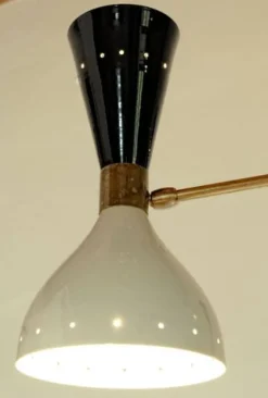 Pamono Chandelier by Silvio Piattelli><noscript><img width=