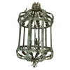 Hot Pamono Chandelier in Green + Argilla Metal Wrought Iron Florentine Art from Simoeng, Italy