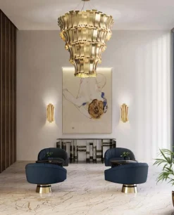 Sale Pamono Chandelier In Metal