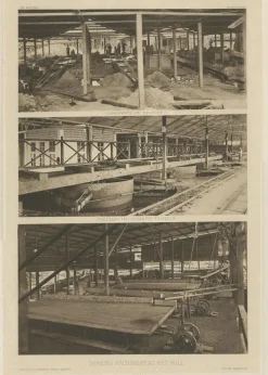 Clearance Pamono Charles J. Kleingrothe, Heliograph of Tin Mining in Tronoh, Perak and Tambun in Sabah, Malaysia, 1907, Print