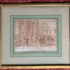 Discount Pamono Charles Nicolas Cochin, Lycurgus Wounded in a Sedition, Engraving, 1700s
