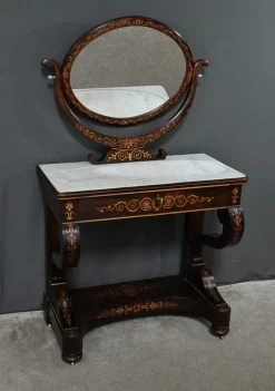 Pamono Charles X Marquetry Dressing Table, Early 19th Century> Dressing Tables