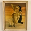 Pamono Charlie Delhauter, Nude Lady, 1960, Pigment Print> Abstraction|Mid-Century