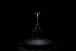 Pamono Charred & Gold Snappy Tree Friend Floor Light by Marco Iannicelli> Floor Lamps