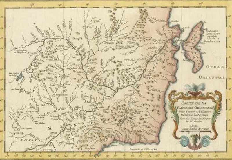 Sale Pamono Charting Eastern Tartary, 1757