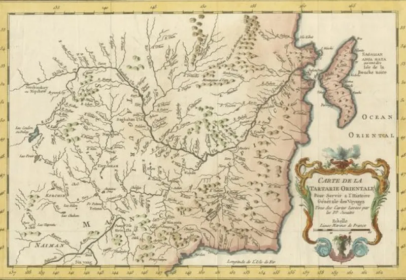 Sale Pamono Charting Eastern Tartary, 1757