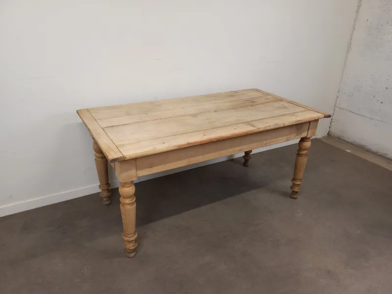 Pamono Cherry Farmhouse Table with 2 Drawers> Dining Tables & Sets