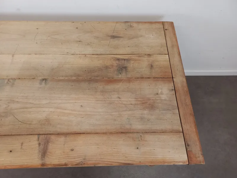 Pamono Cherry Farmhouse Table with 2 Drawers> Dining Tables & Sets
